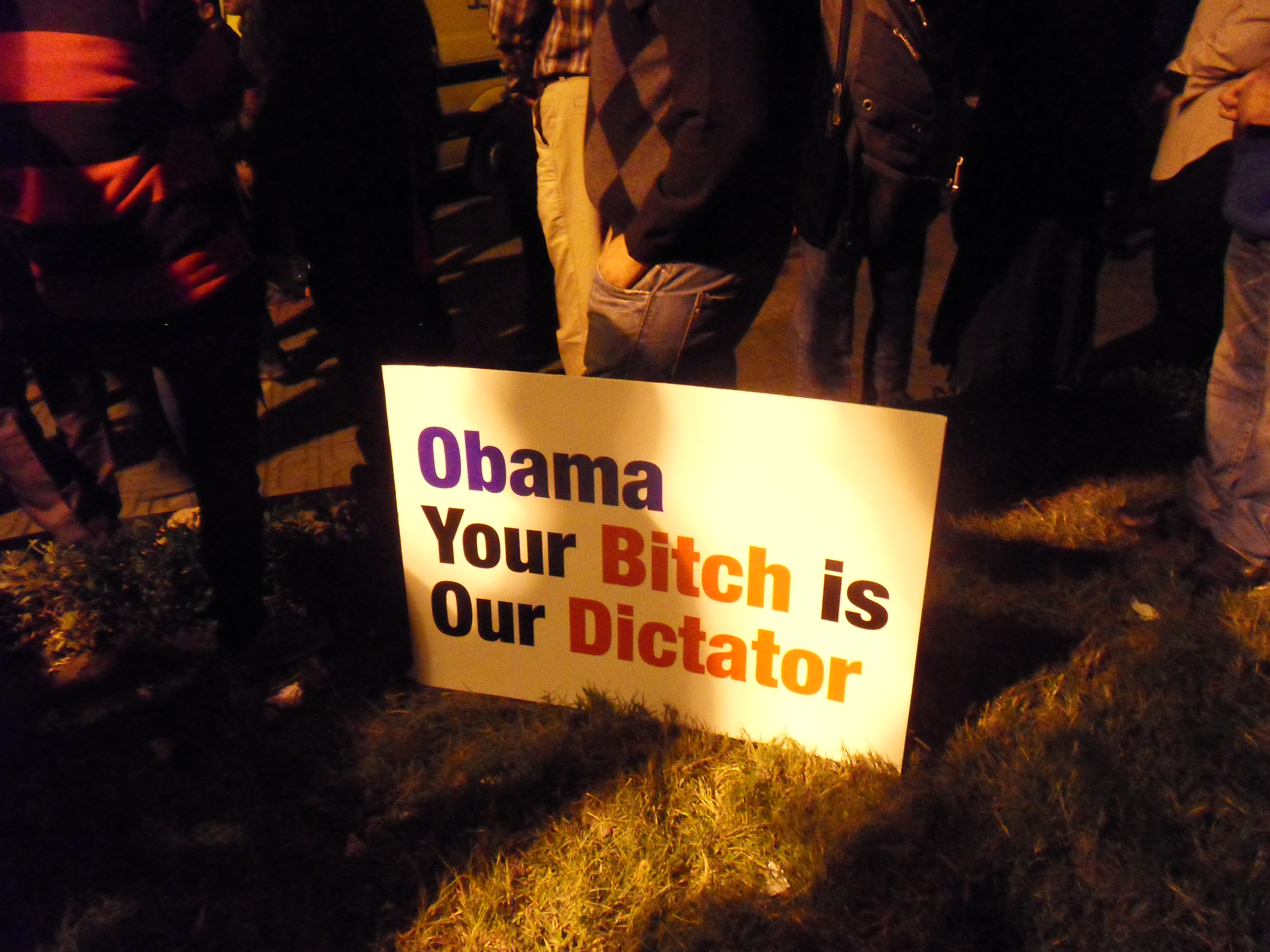 "Obama. Your Bitch is Our Dictator."