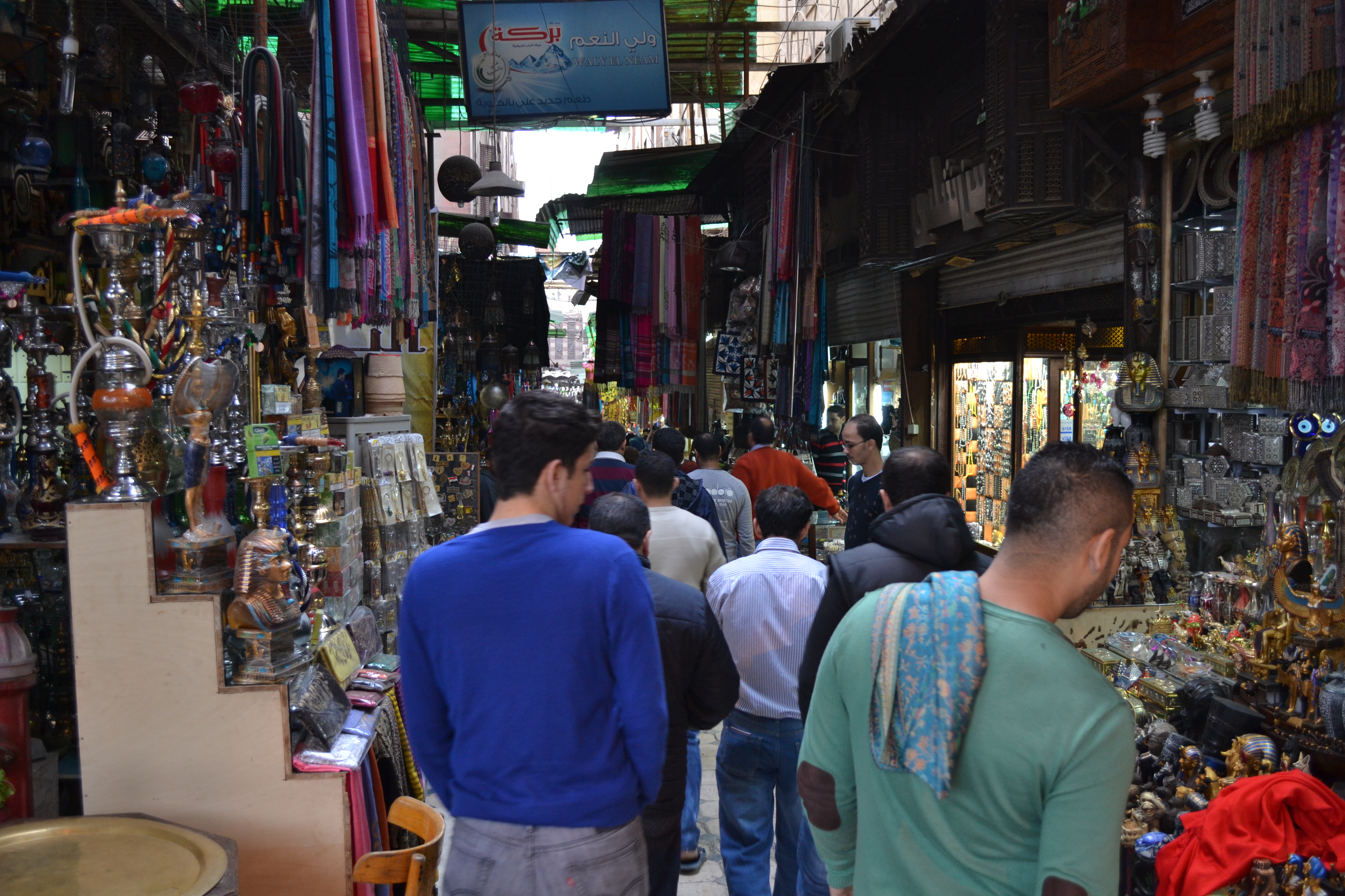This was a relatively quiet day. At busier times, the alleys are filled with hundreds of people.