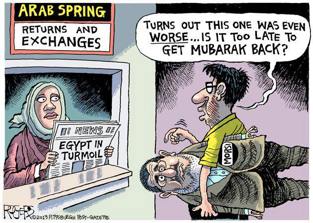 Morsi is definitely worse than Mubarak...
