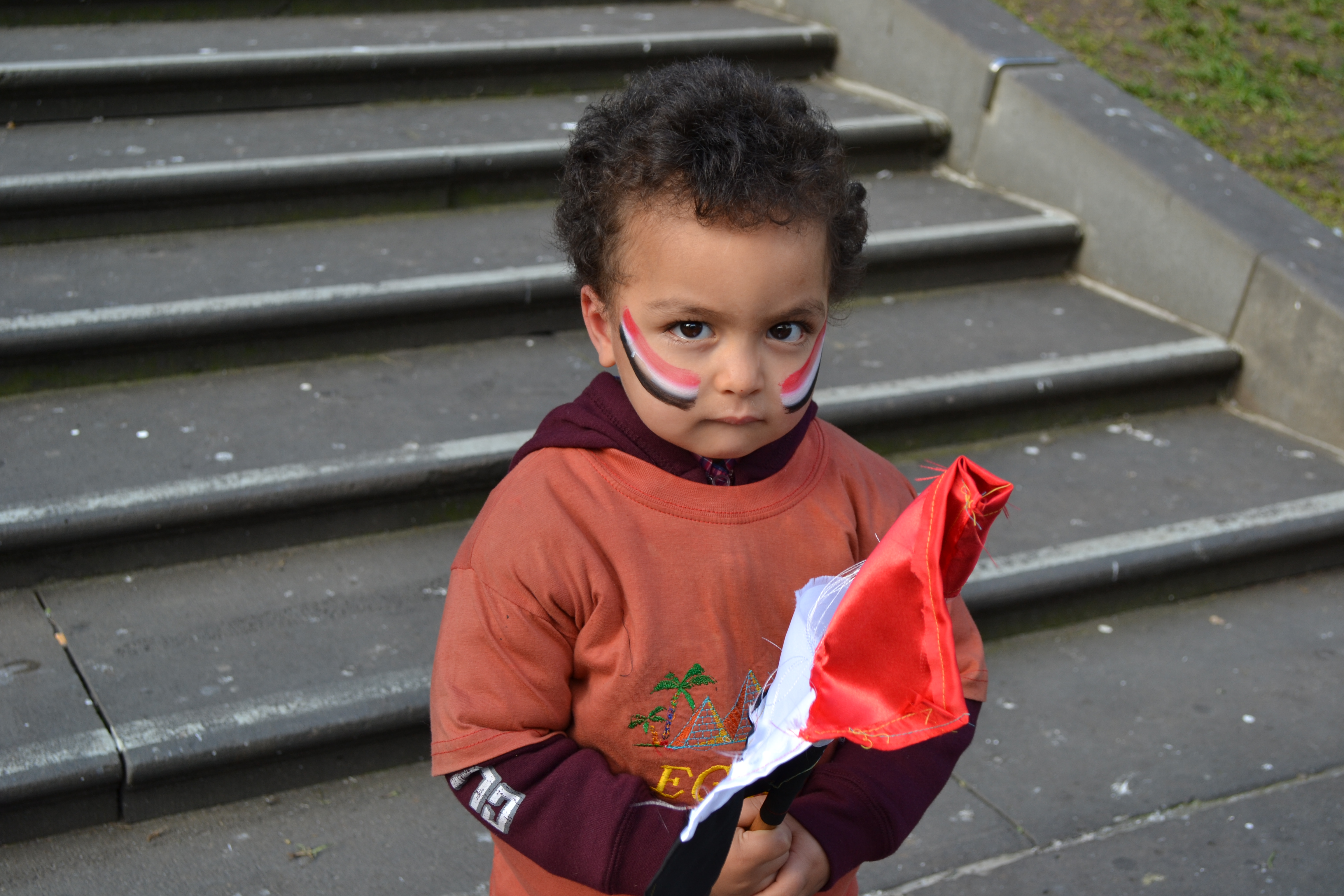 A young Egyptian protester.