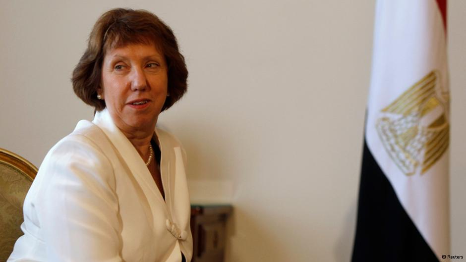 The European Union's foreign policy chief Catherine Ashton in Egypt