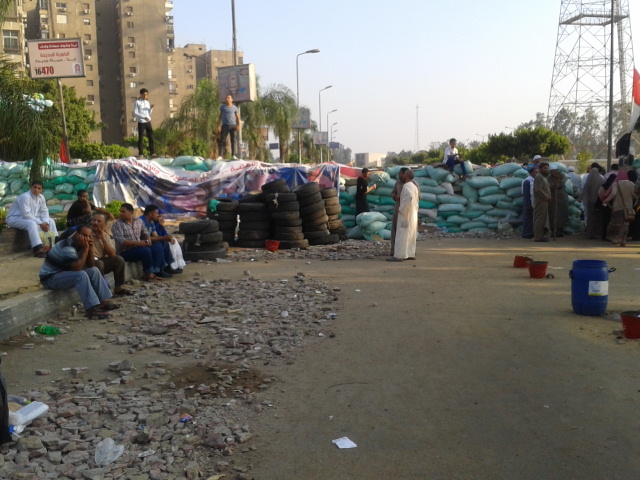 The entrance to Rabaa from Tayran Street
