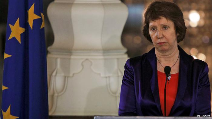 The EU's foreign policy chief Catherine Ashton