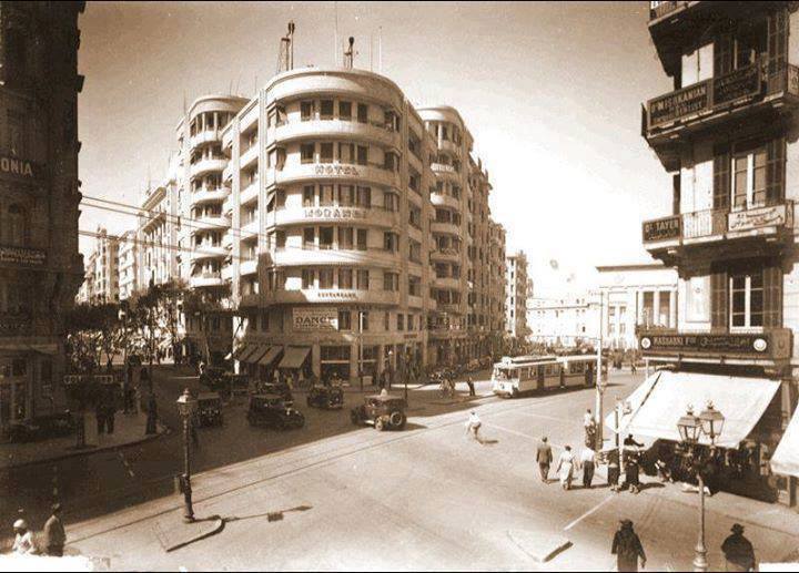 Fouad Street, Cairo in 1935