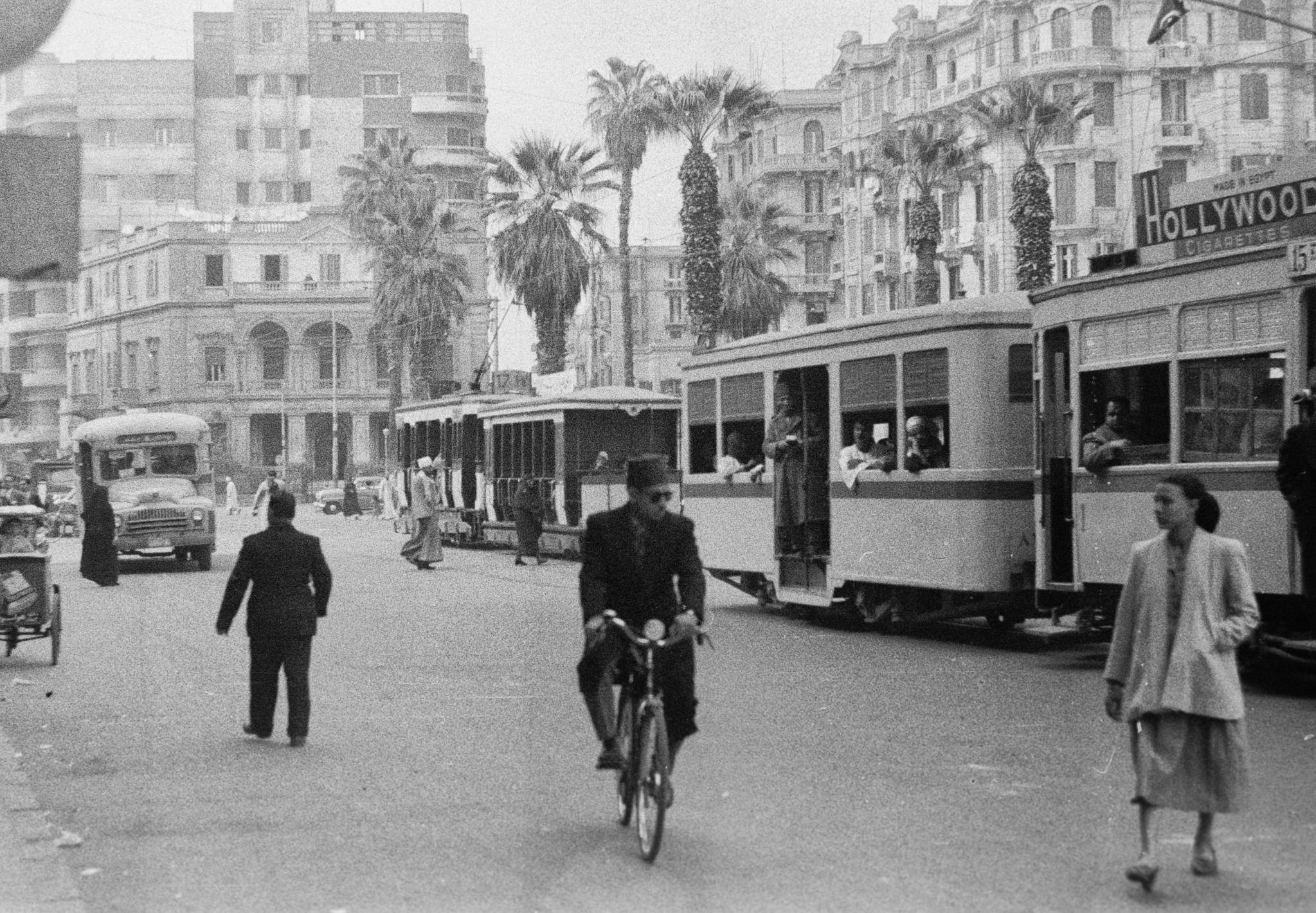 A Cairo street in 1954