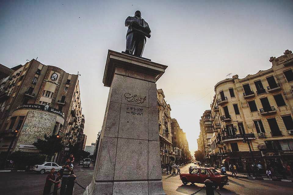 Talaat Harb Square in Downtown Cairo. Credit: Enas El Masry