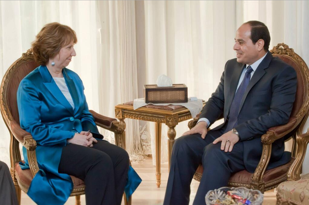 The European Union's Foreign Policy Chief Catherine Ashton recently said Sisi's Presidential bid is 'courageous'