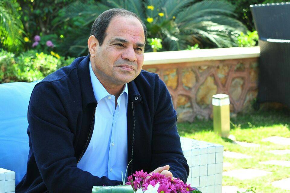 Sisi appears in civilian uniform for the first time after retiring from the Military
