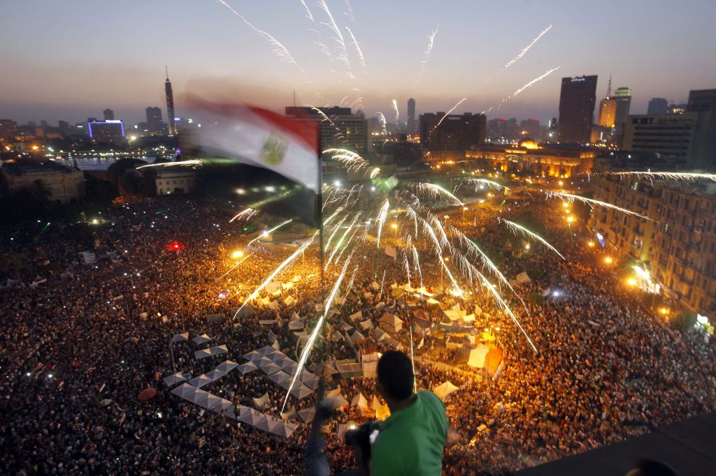 Protests on June 30 2013 that eventually led to Morsi's ouster