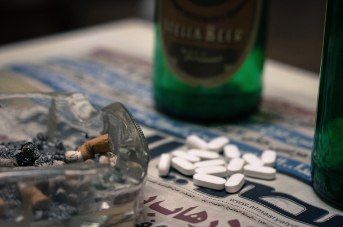 Pain killer addiction in Egypt is on the rise. Photo: Alessandro Accorsi