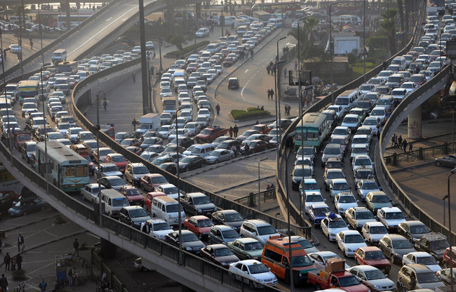 Egypt-cairo-traffic-jam