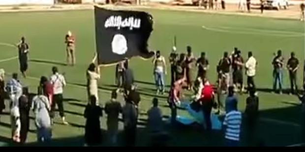 Still from the video of the public execution (via Amnesty International)