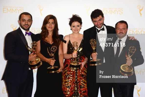 The four directors of The Square with their Emmys