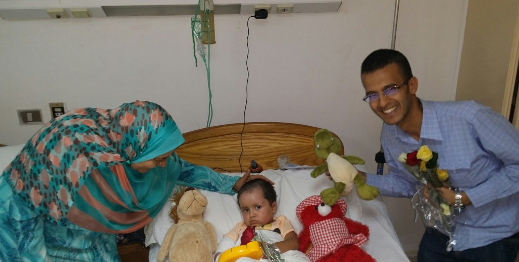 “We are all human” has arranged more than 17 hospital visits in Egypt and helped 3 severely injured patients to travel to Germany for treatment (Photo Courtesy of We are all human)