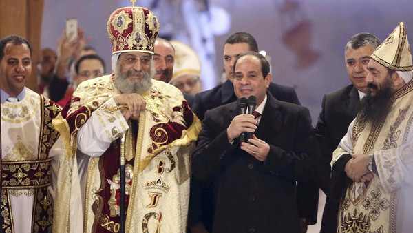 Egypt's President Sisi was the first Egyptian president to attend Christmas mass.