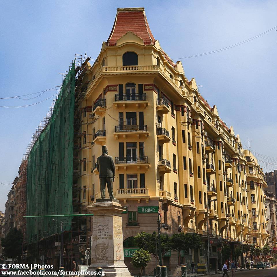 Repainting of downtown Cairo buildings. Credit: Muhamad Nour of Forma Photos Repainting of downtown Cairo buildings. Credit: Muhamad Nour of Forma Photos