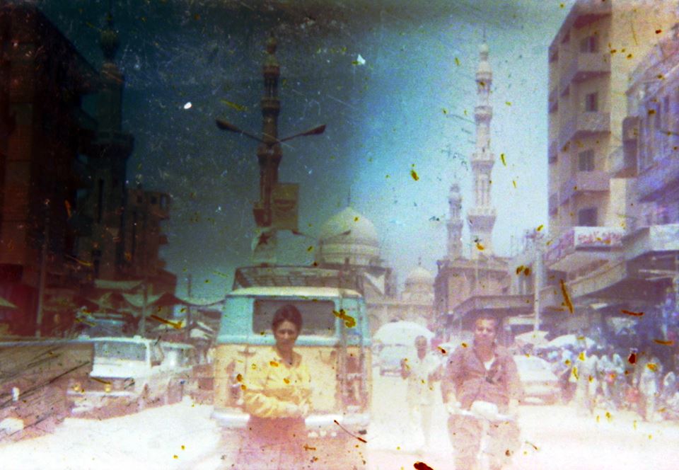 One of the images processed by Hamed from the abandoned film