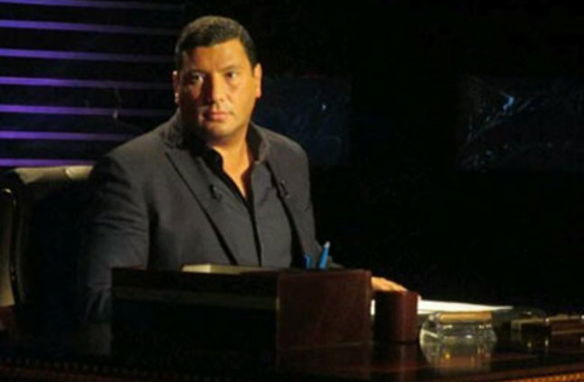 Television show host Islam al-Beheiry. Photo from Al Shorouk
