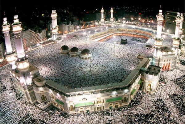 Mecca during Ramadan celebrations