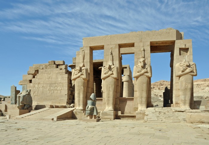 The Ramesseum in Luxor
