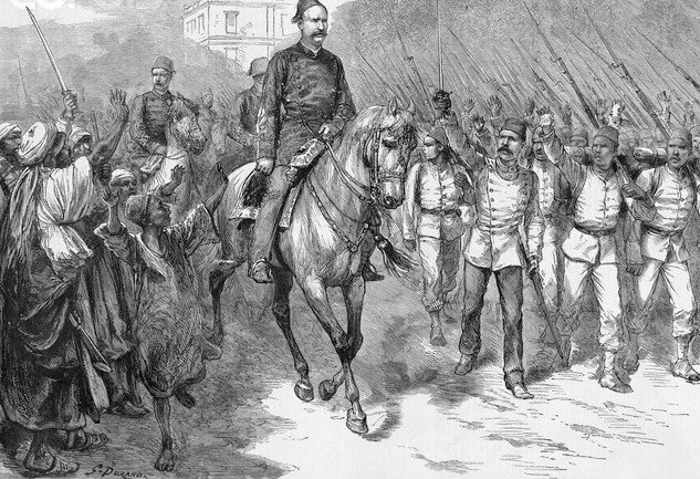 Artistic depiction of the famous 1882 Urabi revolt