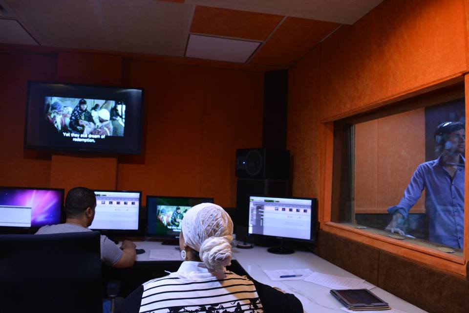 Behind in the scenes of Zawya's control room