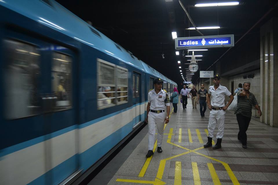 Egyptian authorities opened the Sadat metro station in downtown Cairo, much to the metro passangers' relief, on Wednesday, June 17, 2015. ASWAT MASRIYA/Asmaa Gamal