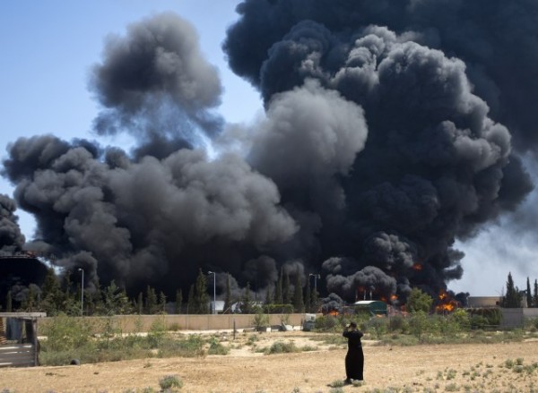 The destruction of Gaza's power plant on July 29 2014