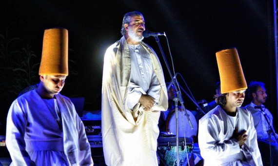 Eltony during a Sufi performance combining inshad and the whirling of dervishes