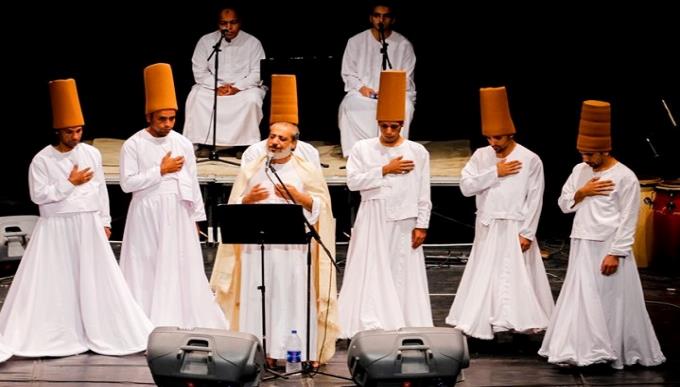 Eltony and the Mawlawiyya al-Masriyya troupe chanting Sufi poetry