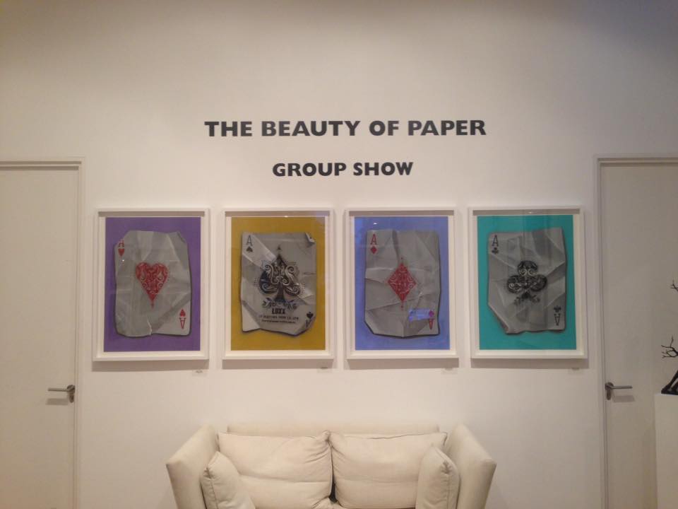 Hammad's artwork is on display at London's Plus One Gallery as part of the group show "The Beauty of Paper" until September 26. Courtesy of Nourine Hammad