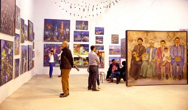 Arts-Mart, a new gallery in Cairo that exhibits contemporary Egyptian art. Courtesy of MO4 Network