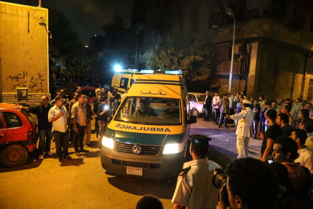 The dead bodies of Mexican tourists being transferred in ambulance to the morgue in Cairo, September 14, 2015 - Mohamed al-Rai/Aswat Masriya