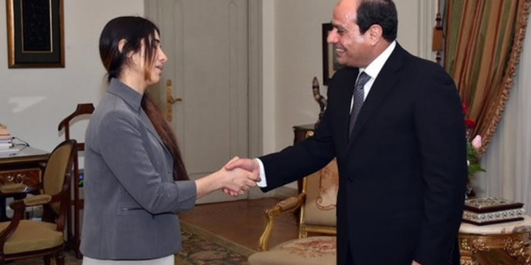 Egypts President Sisi Meets Yezidi Woman Held As Sex Slave By Isis