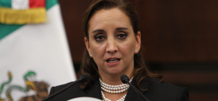 Mexico's Foreign Minister Claudia Ruiz Massieu. Credit: Notimex