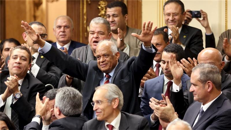 Ali Abdel Al, Egypt's new Parliamentary speaker [Reuters]