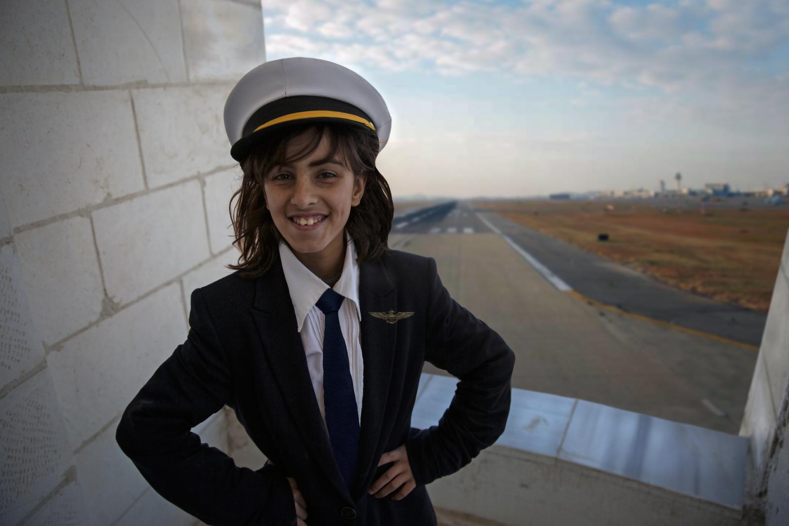 Future pilot, 10-year-old Rama