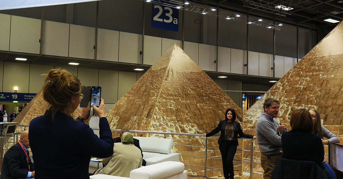 Egypt's display at the 2016 ITB Berlin Convention