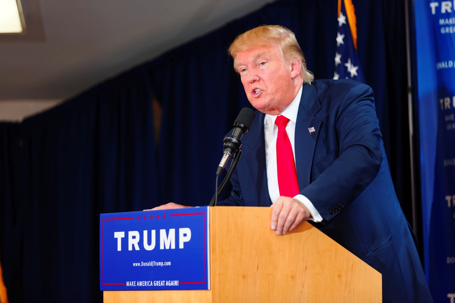 Trump at an early campaign event in New Hampshire on June 16, 2015. Photo by Michael Vadon