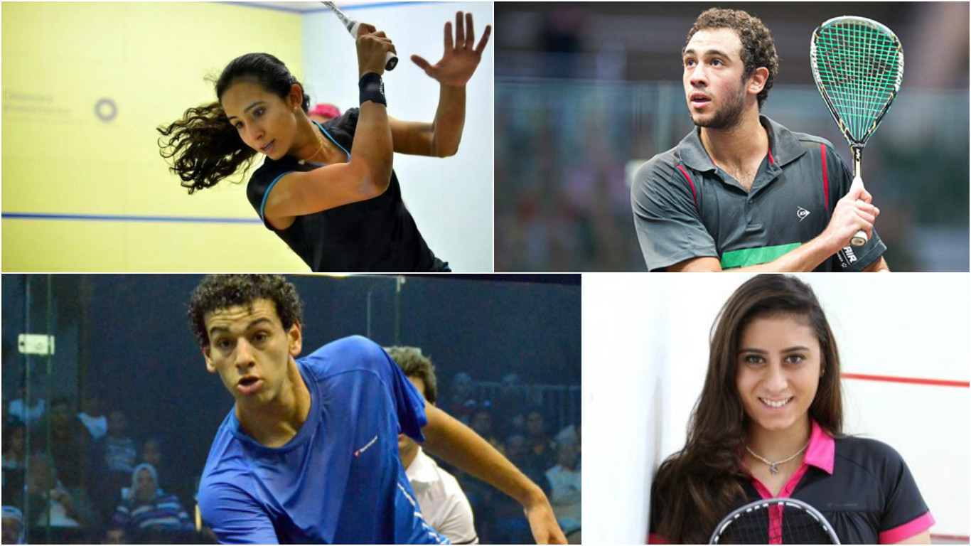 Gohar, Ashour, El Shorbagy, and El Sherbini all made the finals at the British Open