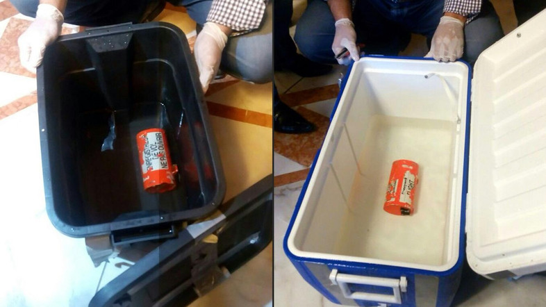 The 'black boxes' retrieved from EgyptAir flight MS804 (AFP/Media center of the Egyptian Ministry of Civil Aviation)