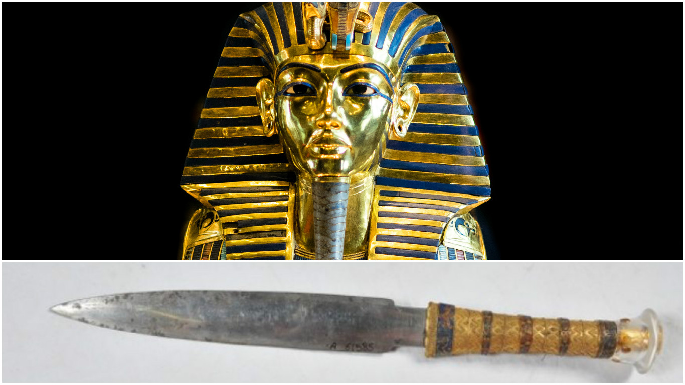 King Tutankhamin's Extraterrestrial Connection Dagger Made from a