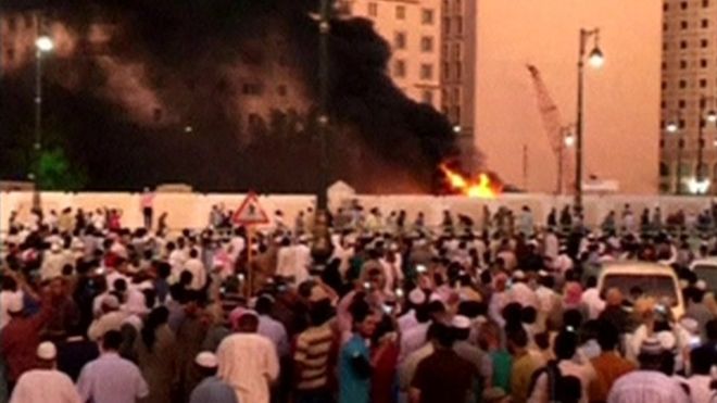 Scene of the Medina attack Photo: Reuters