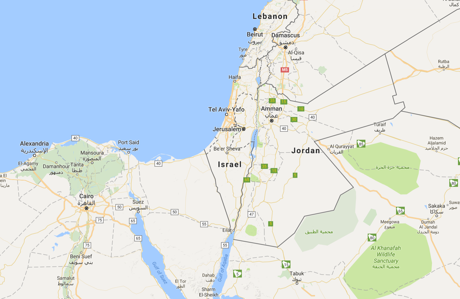 Uproar after Google ‘Removes Palestine’ from Google Maps Egyptian Streets