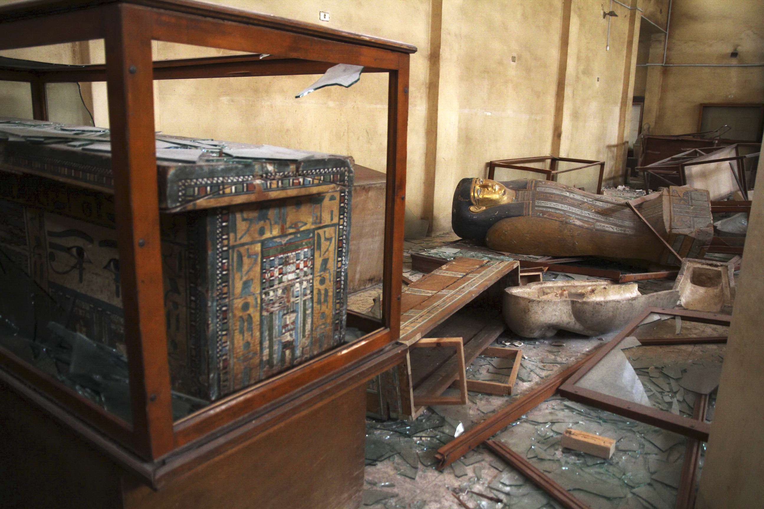 Malawi Museum after being looted in August 2013.