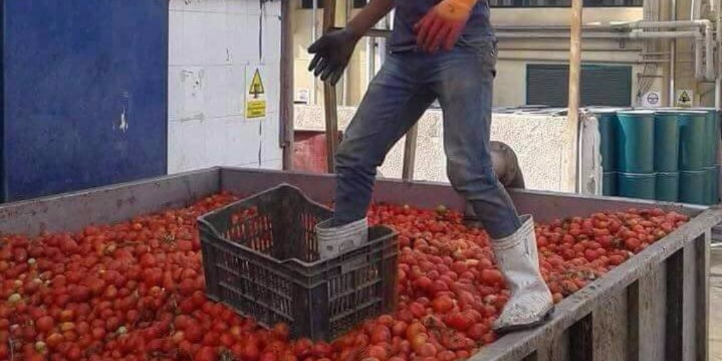 One of the leaked images allegedly from a Heinz Egypt factory.