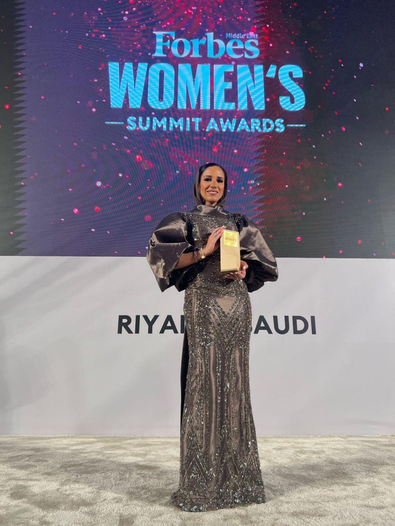 Egyptian Fashion Designer Sara Onsi Honored At Forbes Middle East Women