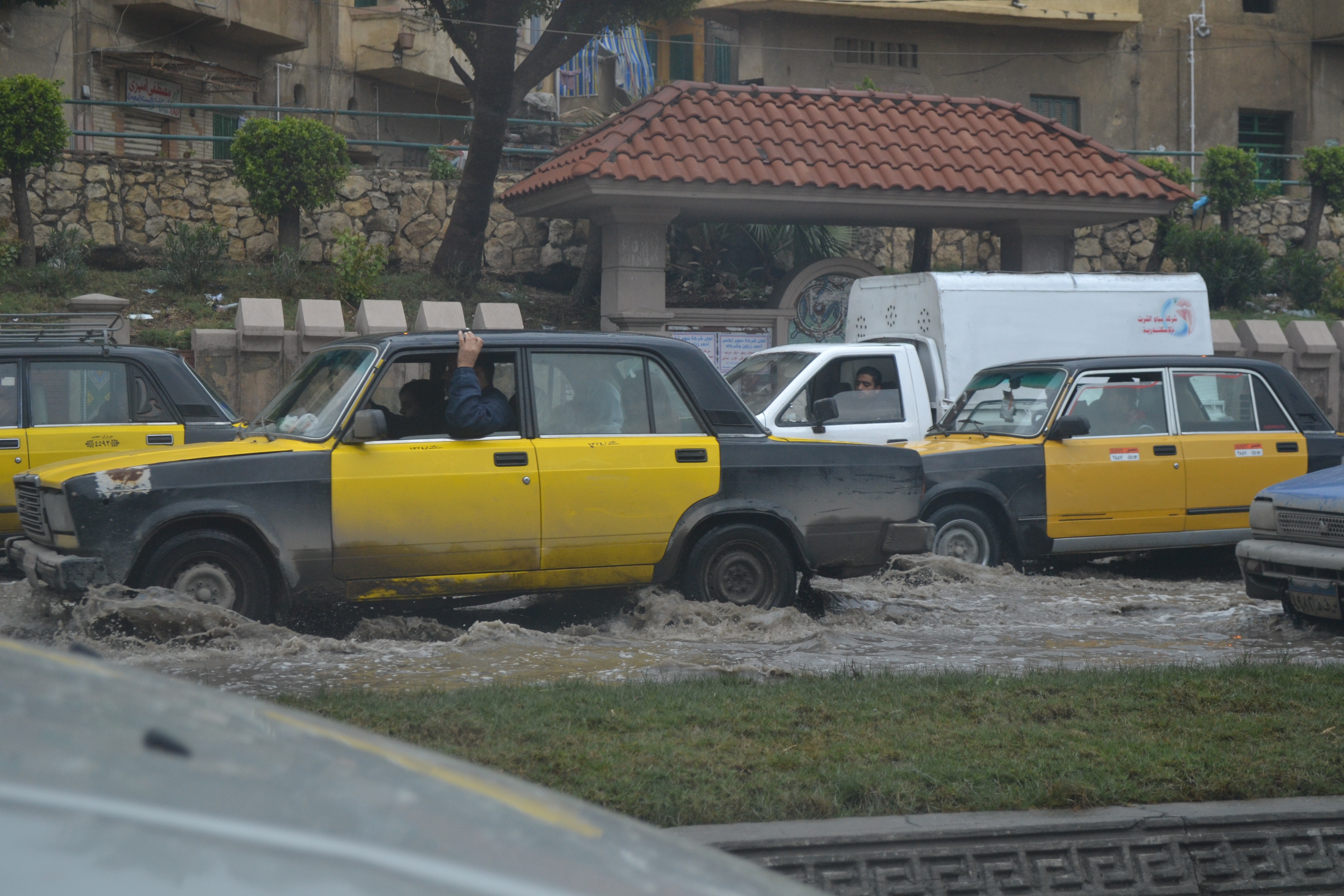 Lack of proper sewage makes driving after it has rained (very little rain) a horrible endeavor. Bridges, tunnels, and simple roads remain flooded for days.