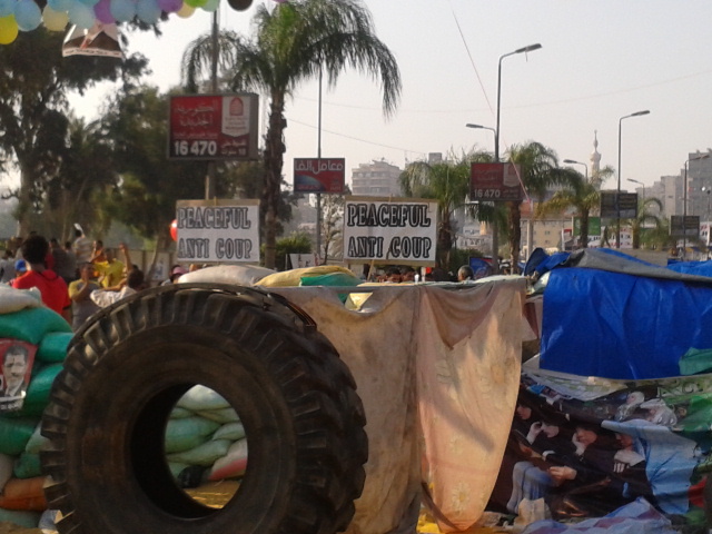 It IS really a peaceful anti-coup protest