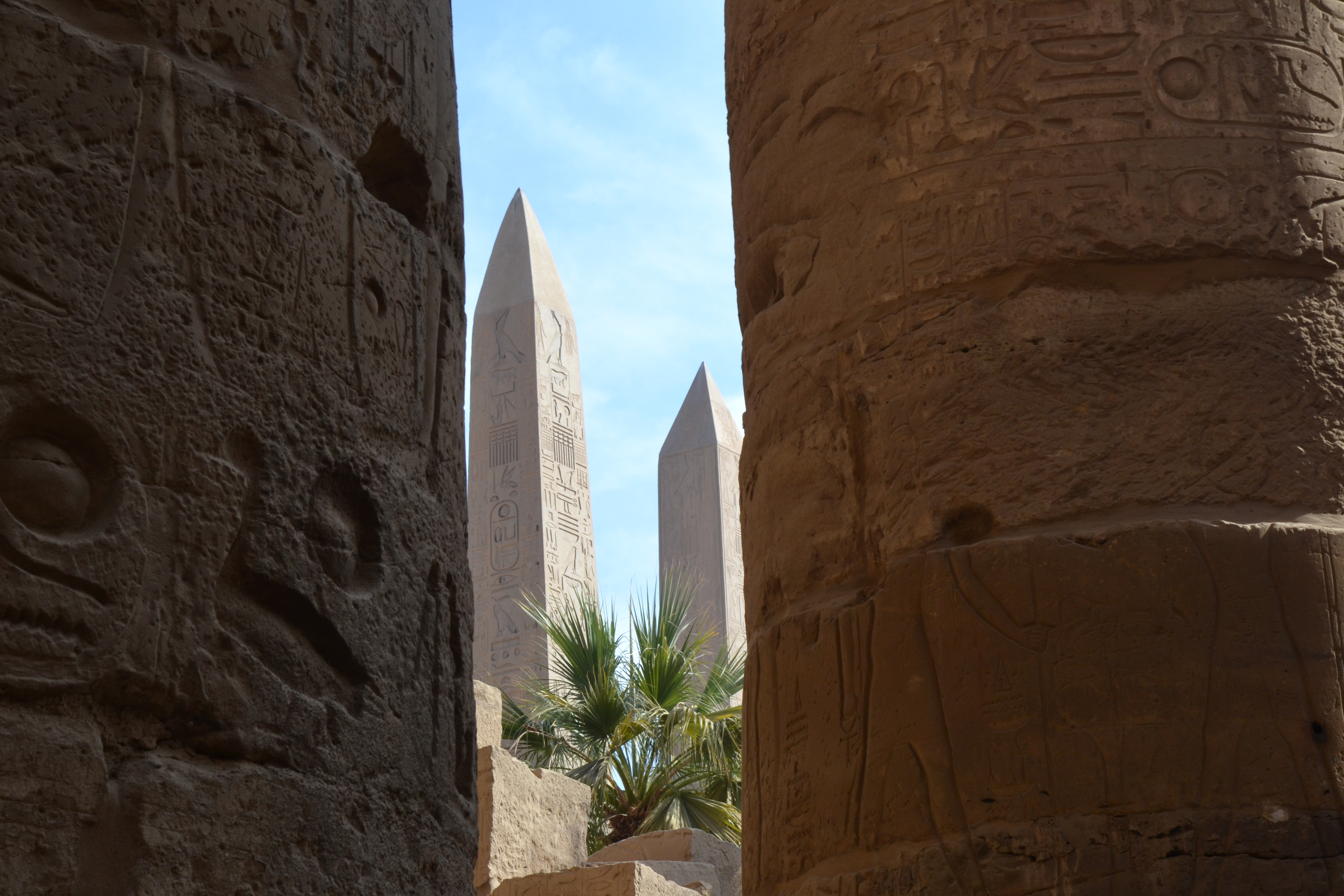 Beauty within the columns - often hard not to notice the graffiti that plagues the lower sides of the columns